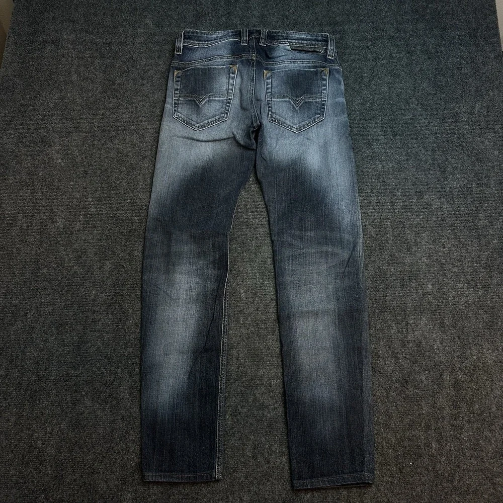 Diesel Safado Jeans Mens 30x30 Blue Slim Straight Stretch Denim Pants Wash 0885K